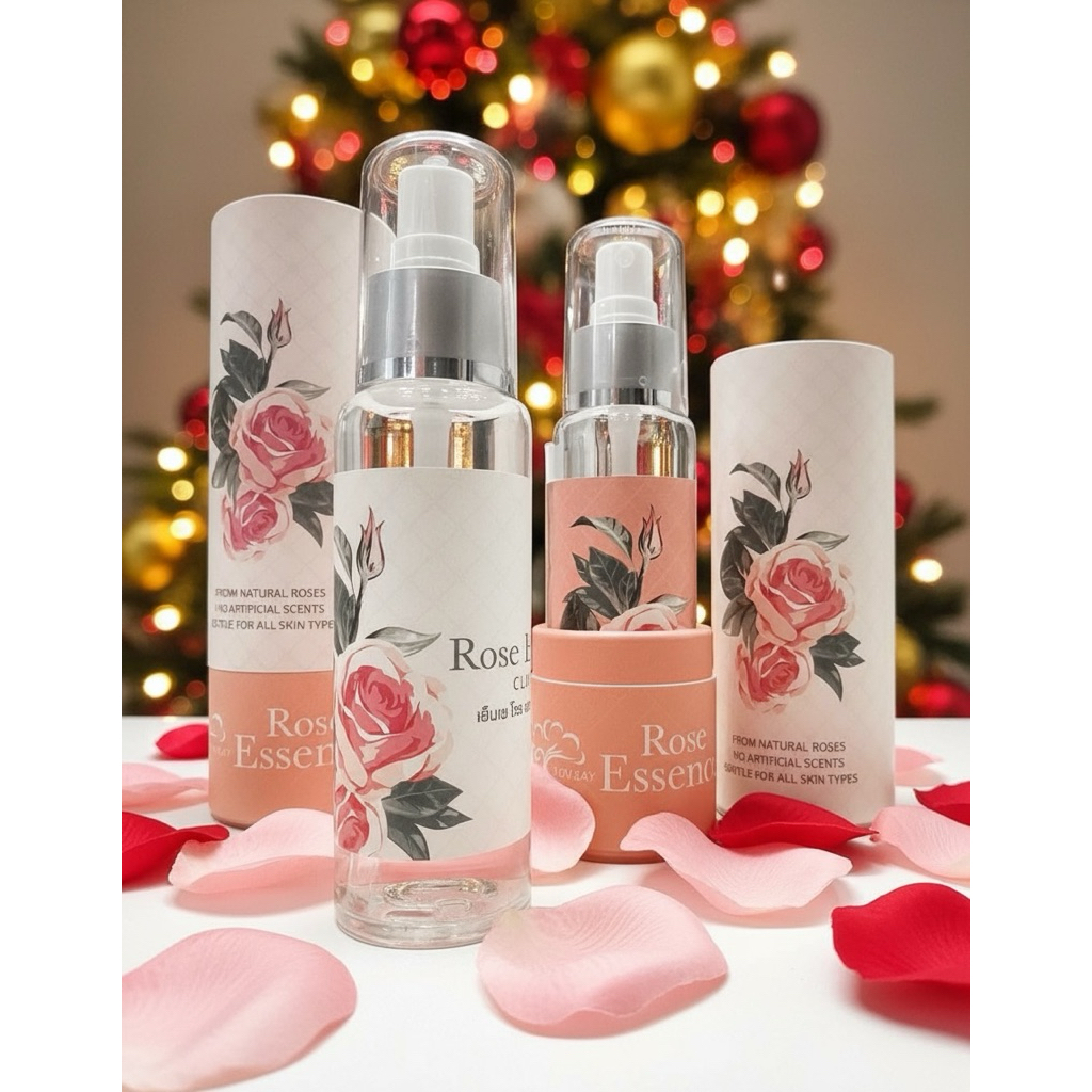 น้ำกุหลาบเอสเซนส์ Yen Say Rose Essence กุหลาบแท้ 100% ปลูกเอง หอมธรรมชาติ แบบสเปรย์
