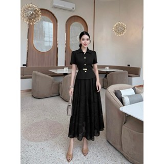 ❣️พร้อมส่ง📌 LA LA BELLE เซต3ชิ้น สีขาว สีน้ำตาล เรียบหรูใส่เ…