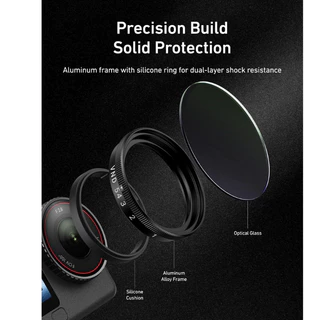 Telesin DJI Osmo Action 6 CPL+ND8 / ND16 / ND32 Filter Kit (S5-FLT-40)