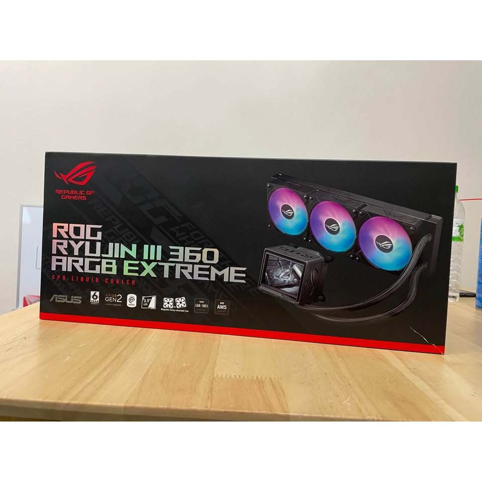ROG รุ่นใหม่ Ryujin III 360 ARGB EXTREME สีดำ