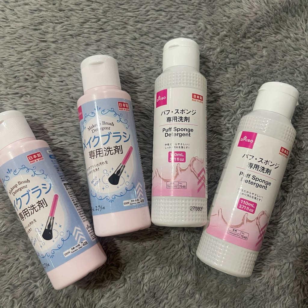 MADE IN JAPAN น้ำยาล้างแปรงแต่งหน้า ล้างพัพแต่งหน้า Make up brushes, puff sponge ทำความสะอาดล้ำลึก ลดการเกิดสิว