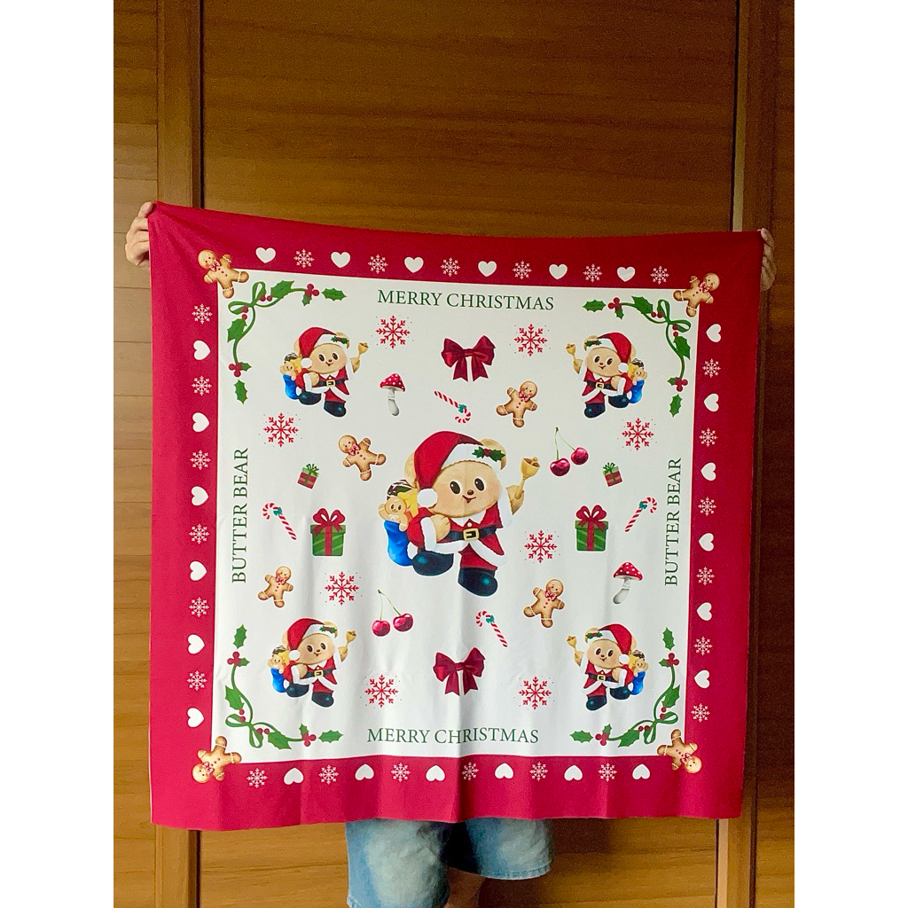 🪴 PUREFLORAL BRAND 🪴ผ้าคลุมไหล่รวมลาย 90x90cm (รวมลายใหม่ๆ) เนื้อผ้าโพลีฯ ไม่บาง