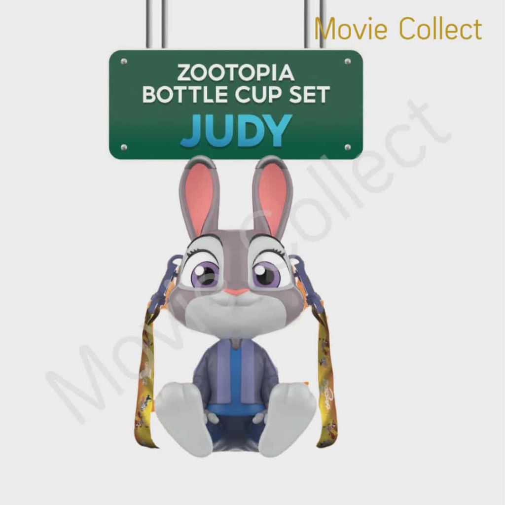 แก้วน้ำ ถัง Zootopia Bottle Cup Nick Judy (พร้อมส่ง) / ถัง Tin Tub Set ของใหม่ Major แท้ - รูปที่ 2