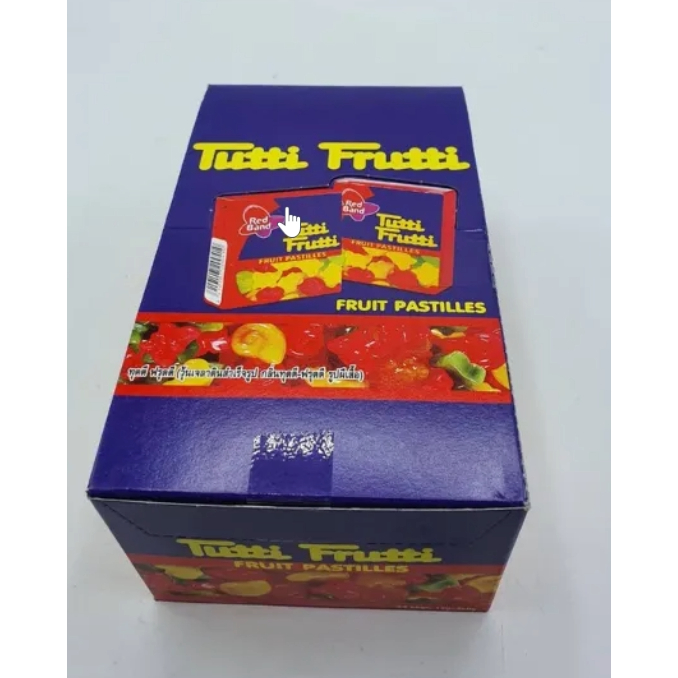 tutti frutti ทุตตี ฟรุตตี เยลลี่กัมมี่ ผลไม้รวม รูปผีเสื้อ