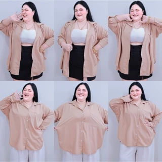 [ ส่งฟรี 🔥 ] A159 / A059 เสื้อเชิ้ตทำงาน เชิ้ตสาวอวบพลัสไซส์ เสื้อเชิ้ตใส่ทำงานสาวอวบ เสื้อแขนยาวคอปกไซส์ใหญ่ สาวอวบ