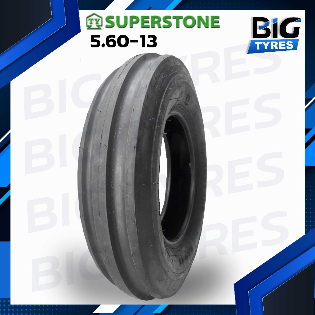 5.60-13 6 PR ยี่ห้อ SUPERSTONE ยางรถไถสามร่อง