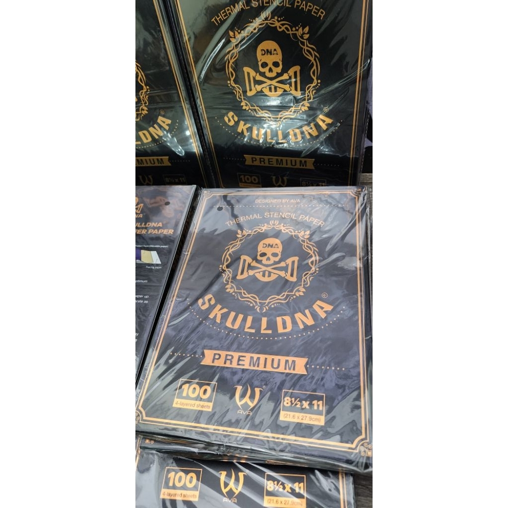 กระดาษลอกลาย SKULLDNA สําหรับลอกเครื่อง