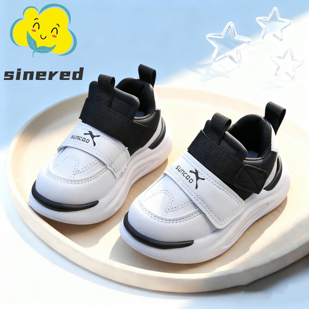 รองเท้าผ้าใบแฟชั่นเด็ก Sinered พร้อม Velcro นุ่มสบายรองเท้าลำลองอเนกประสงค์สำหรับเด็กผู้ชาย
