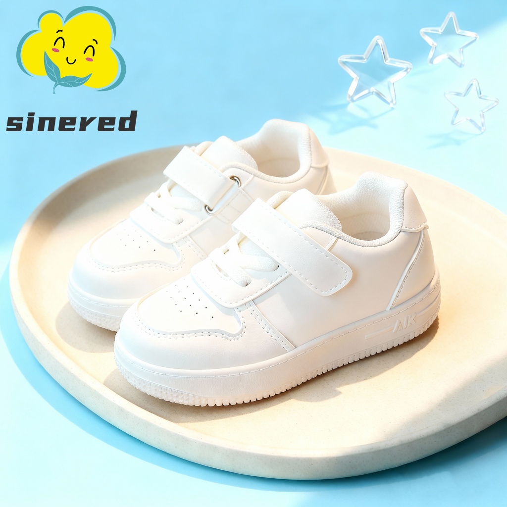Spring and Autumn Children's Fashion Little White Shoes Boys and Girls Sports Breathable Soft Sole Baby Sports Shoes