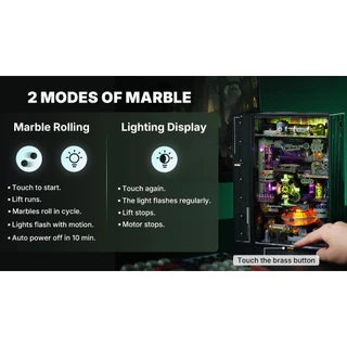 ส่งด่วน กทม. 🚀 ของเล่น DIY ตัวต่อพลาสติก Marble Run Mechanical 3D Puzzle ของเล่น ของขวัญ ROKR