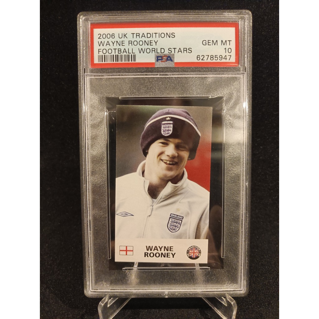 Wayne Rooney 2006 UK Traditions Football World Stars PSA 10 Card