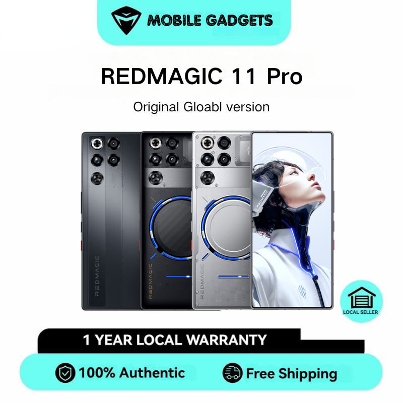 Original Global version REDMAGIC 11 Pro Snapdragon 8 Elite Gen 5 REDMAGIC RedCore R4 7500mAh 80W wired 80W wireless