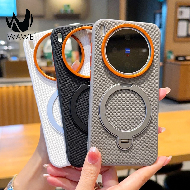 [ส่งจากกทม.] เคส Vivo X300 และ X300 Pro วัสดุขอบ TPU+PC สุดพรีเมี่ยม พร้อมรองรับแม่เหล็ก กางตั้งได้