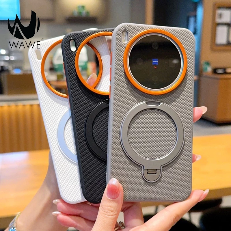 [ส่งจากกทม.] เคส Vivo X300 และ X300 Pro วัสดุขอบ TPU+PC สุดพรีเมี่ยม พร้อมรองรับแม่เหล็ก กางตั้งได้