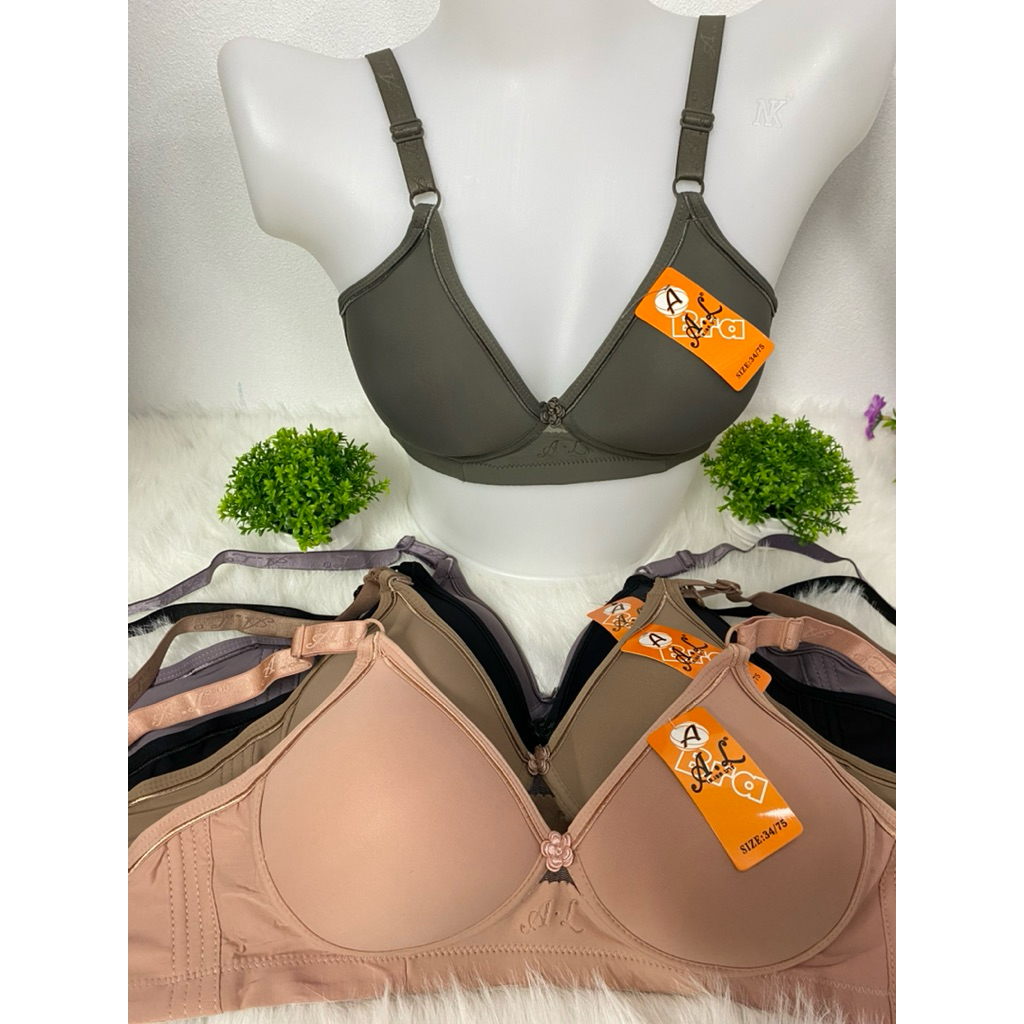 เสื้อชั้นใน A.L Bra #B5 ไร้โครง ไม่ดันทรง ฟองบาง คัพ A-B ตัวละ 69 บาทเท่านั้น