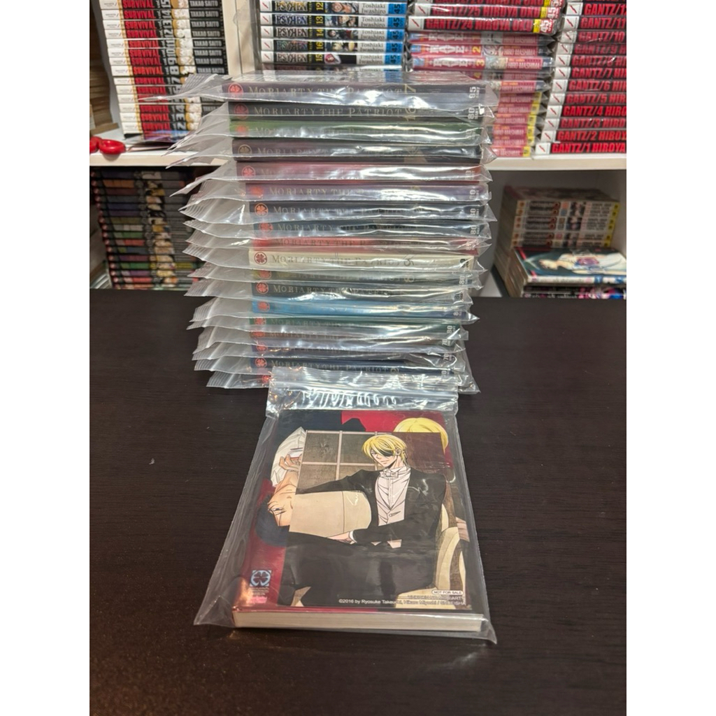 มังงะ Moriarty the patriot  มอริอาร์ตี้ 1-17+งานวิจัยสีเลือด และเล่ม14ปกพิเศษ สภาพสะสม