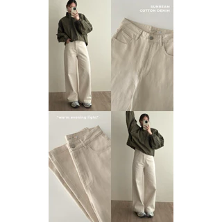 FADTHINGS : sunbeam cotton denim 🌞🍅 ทรงเดียวกับ cloud wash denim ค่า