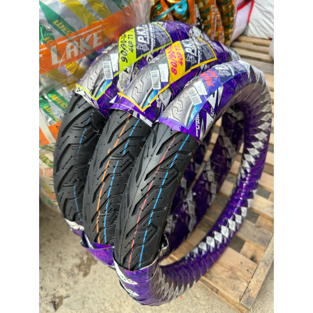 ยางนอก PKT  MO671 TT ลายลายซิตี้กริป  ขอบ14 (แบบใช้ยางใน) 70/90-14 80/90-14  90/90-14 - รูปที่ 4