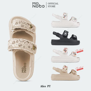 Monobo รุ่น Alice PT รองเท้าแตะสายคู่สวมง่าย ลุคน่ารักสายหวาน ตกแต่งโลโก้ทรงเพชร พื้นนุ่ม เดินสบาย ของแท้ 100%