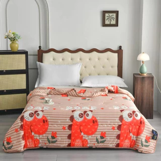 ผ้าห่มไหมเย็น 7 ฟุต (Coolice silk quilt)By Ting and Hilton 🌈ผ้าหนา นุ่ม ลื่น ห่มเย็นสบาย