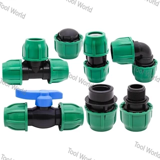 ข้อต่อท่อ PVC ตัวเมียสำหรับท่อ PE และ PVC ขนาด 1/2" 3/4" 1" อะแดปเตอร์ข้อต่อสามทาง