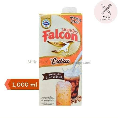 Falcon extra ครีมเทียมพร่องมันเนย นมสด 1ลิตร