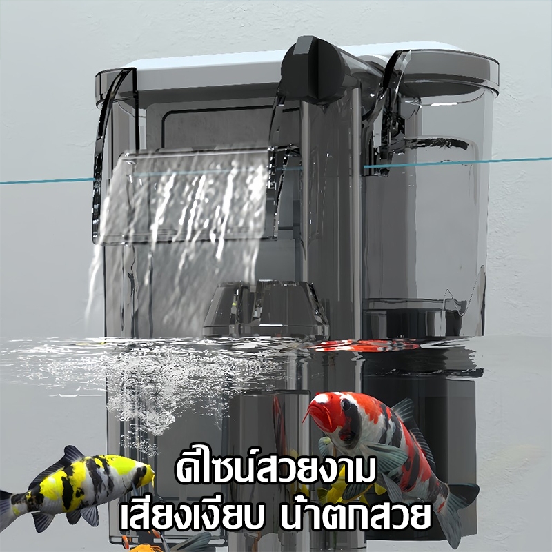 กรองแขวน24นิ้ว Bonetar กรองแขวนตู้ ทำความสะอาดตู้ เพิ่มออกซิเจนน้ำตกเสียงเงียบ อุปกรณ์ครบพร้อมใช้งาน - รูปที่ 3