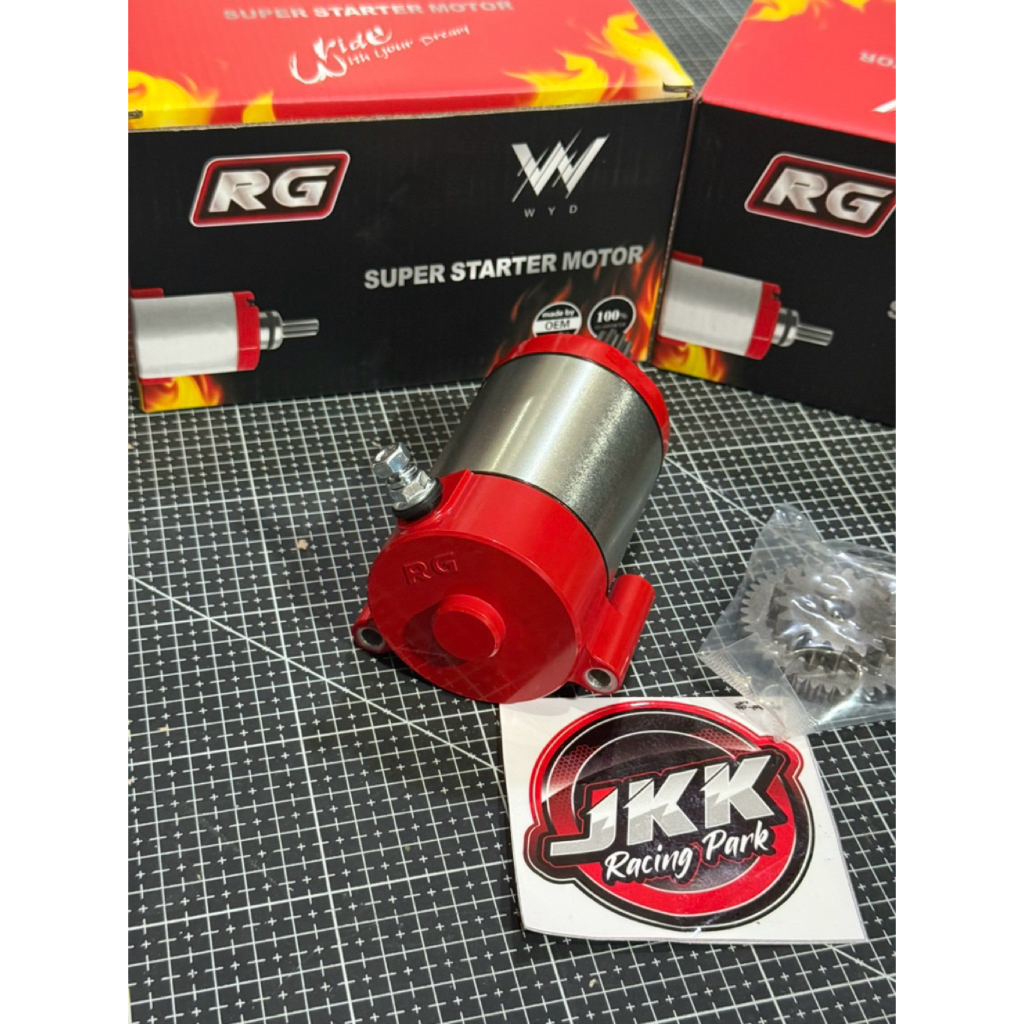 ไดร์สตาร์ทเวฟ RG V.2 ไดร์WAVE125 พร้อมเฟืองใหญ่ ลูกโตแนะนำ สำหรับรถ WAVE125 ทุกรุ่น R/S/iบังลม/ปลาวาฬ/MSX.