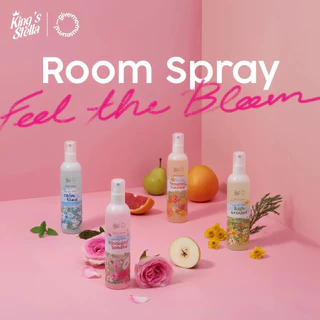 King's Stella สเปรย์น้ำหอมปรับอากาศ Feel The Bloom Room 200 ml คิงส์สเตลล่า ฟีล เดอะ บลูม 4กลิ่น