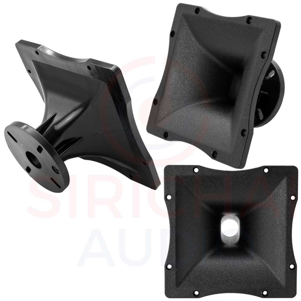 ปากเสียงแหลม 901TH01 แบบน๊อต คอรู1นิ้ว (ขนาด 180*180*100 mm.)