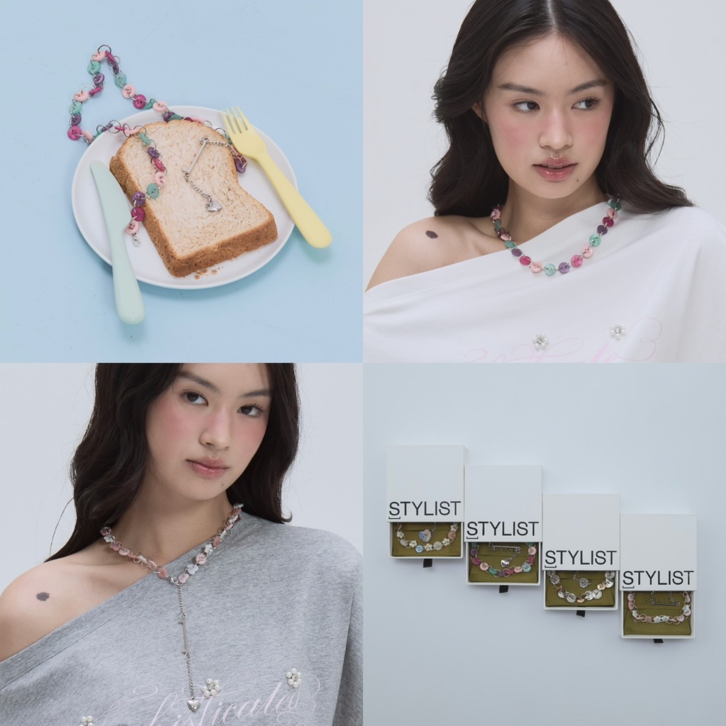 STYLIST - Ari Jewelry 001 สร้อยคอกระดุม