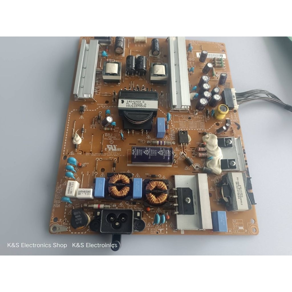 POWER SUPPLY LG 55LB582T , 55LY340C พาร์ท EAX65423801 (ซับพลาย แอลจี) อะไหล่แท้/ของถอดมือสอง รับประก