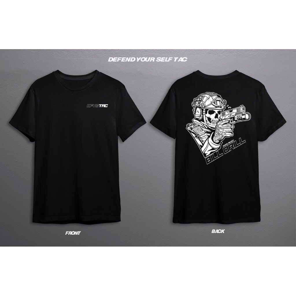 เสื้อยืด Tactical (Bill Drill)