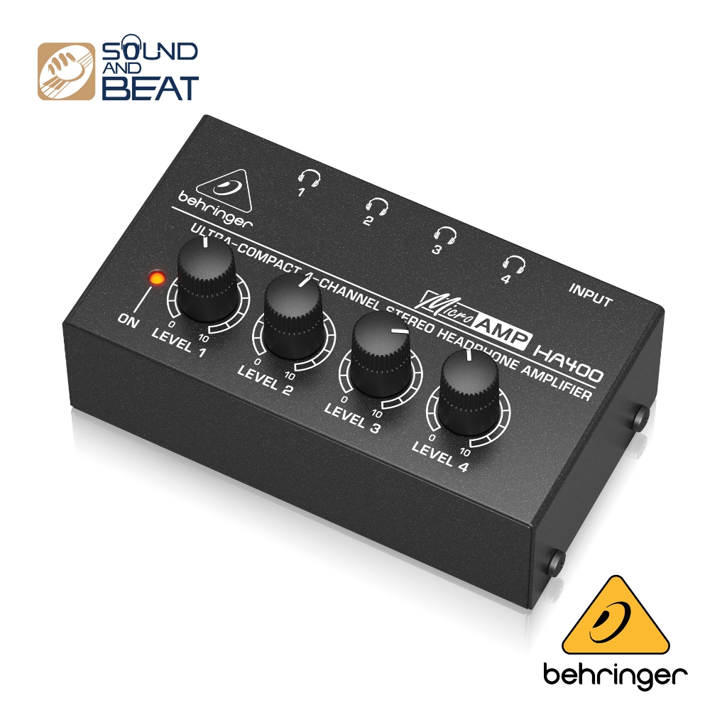 BEHRINGER HA400 HEADPHONE AMP แอมป์ HA-400 HA 400 เครื่องขยายหูฟัง เครื่องแยกหูฟัง