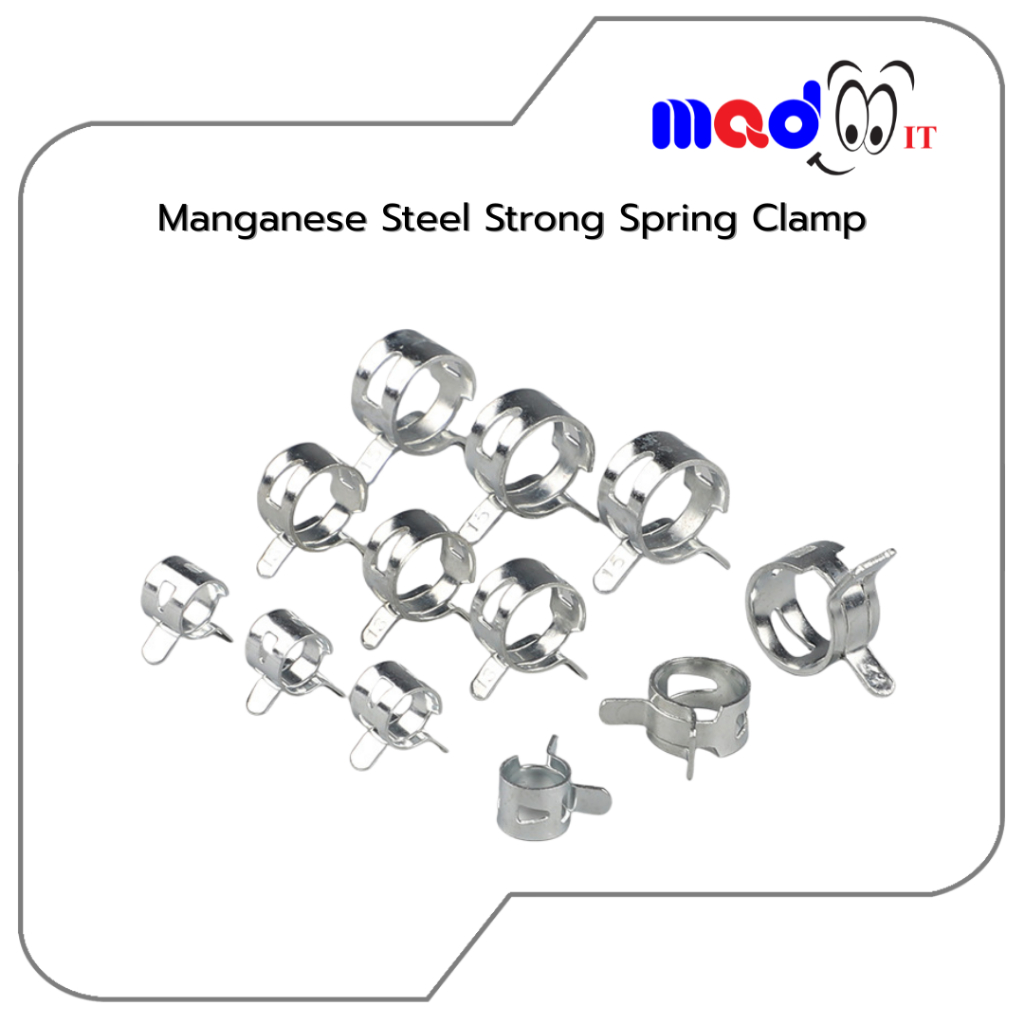 แคลมป์รัดท่อ สปริงแคลมป์ กิ๊บรัดท่อ Hose Spring Clamp สำหรับชุดน้ำคอมพิวเตอร์