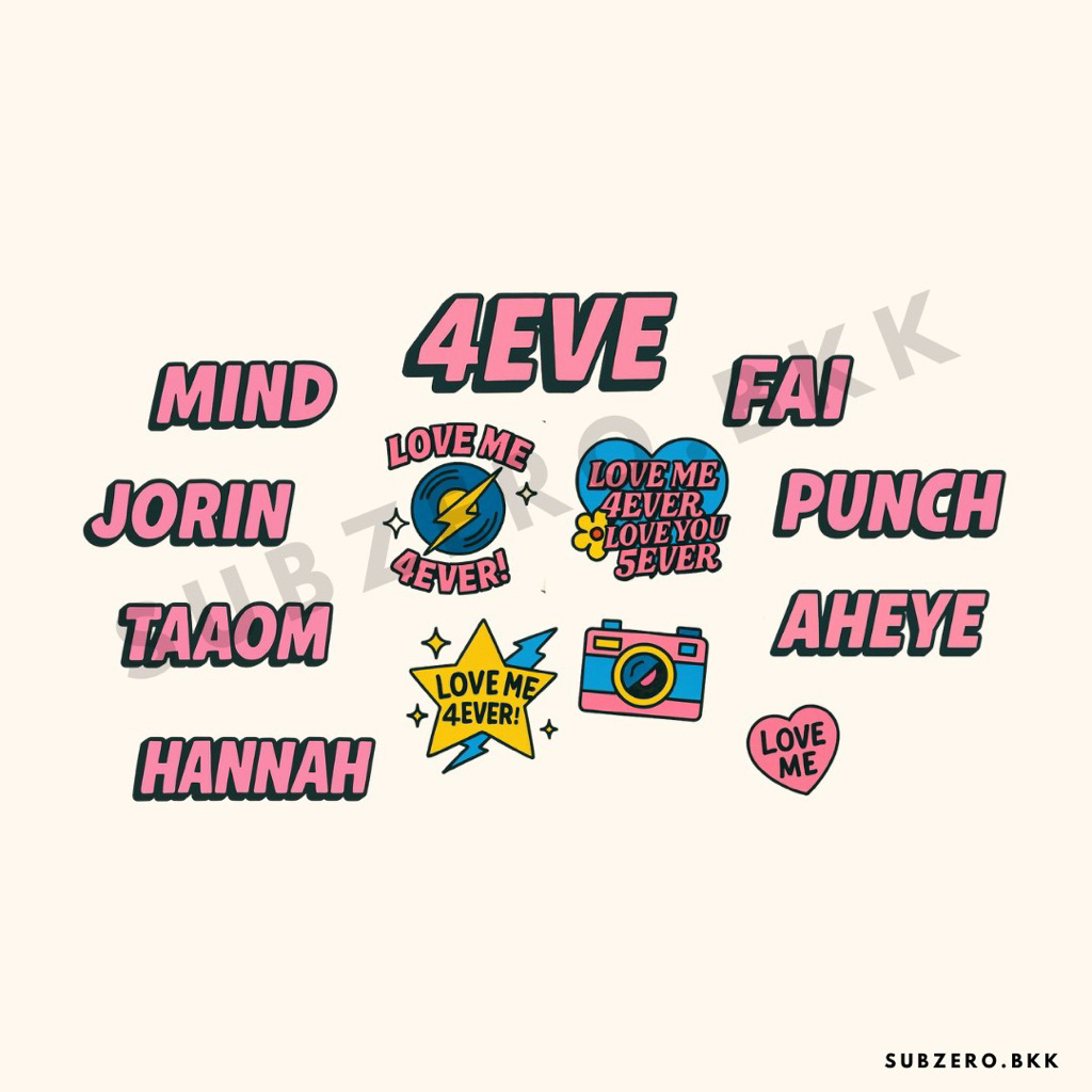 4EVE Concert tattoos (แทททู 4EVE)