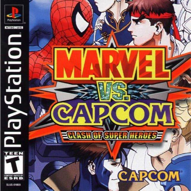 [PS1] Marvel vs. Capcom : Clash of Super Heroes (1 DISC) เกมเพลวัน แผ่นก็อปปี้ไรท์ PS1 GAMES BURNED 