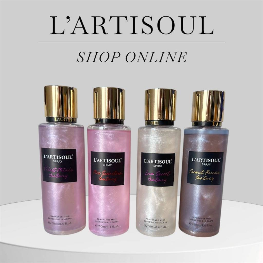 สเปย์น้ำหอม L'ARTISOUL 250ml กลิ่นหอม Unisex แพ็คเกจหรูหรา หอมติดทนนาน 4 กลิ่นให้เลือก ขวดใหญ่พร้อมส่ง