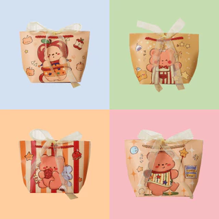 🎁INS ถุงกระดาษของขวัญแนวนอน - Horizontal Gift Bag