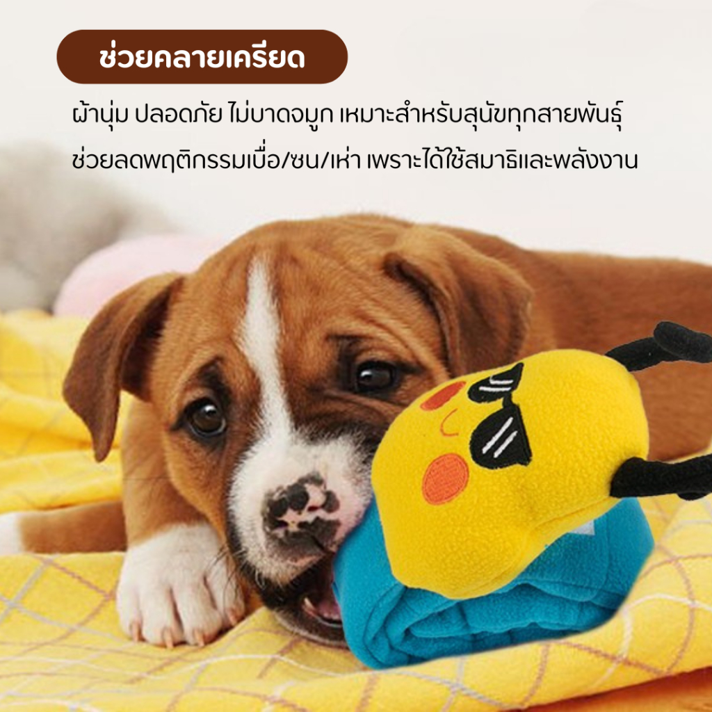 ของเล่นสัตว์เลี้ยง ของเล่นสุนัข สุนัข เคี้ยว แทะเล่น ของเล่นแมว ฝึกทักษะ ฝึกสมาธิ ราคา ถูกที่สุด ดีลบีเคเค แกลเลอรีภาพที่ 5