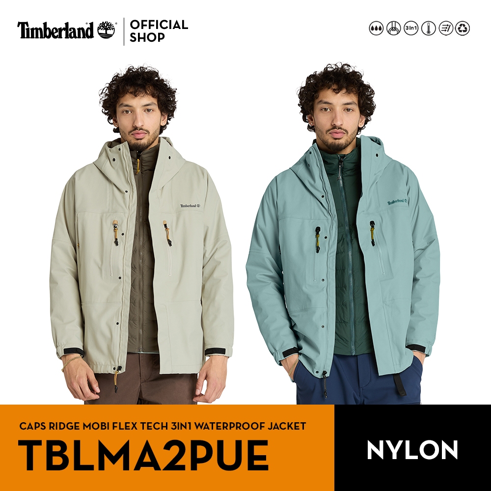 Timberland Men’s Caps Ridge Mobi Flex Tech 3in1 Waterproof Jacket แจ็คเก็ต (TBLMA2PUE)