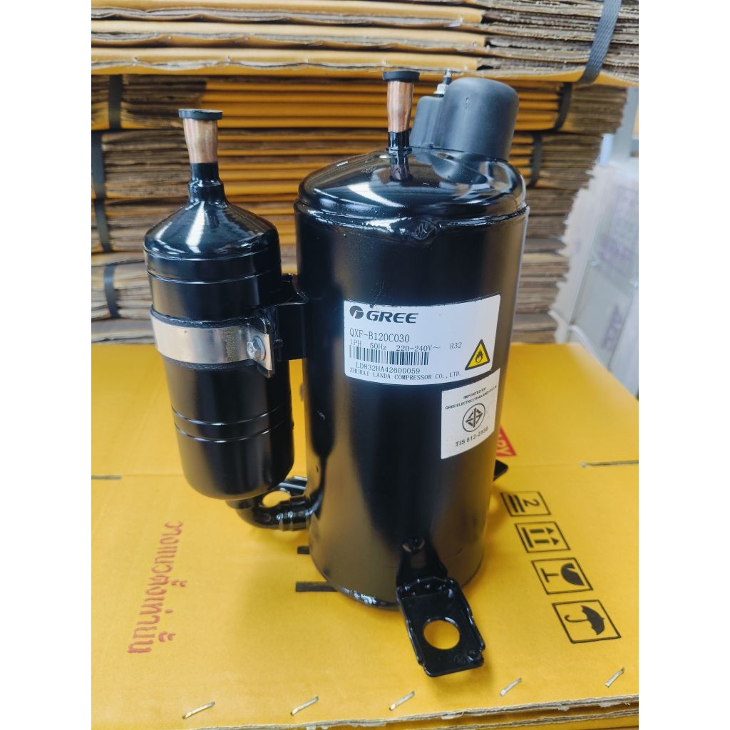 คอมแอร์มือสอง ยี่ห้อ Gree รุ่น QXF-B120CO3O ขนาด 12000 btu R32 ระบบธรรมดา