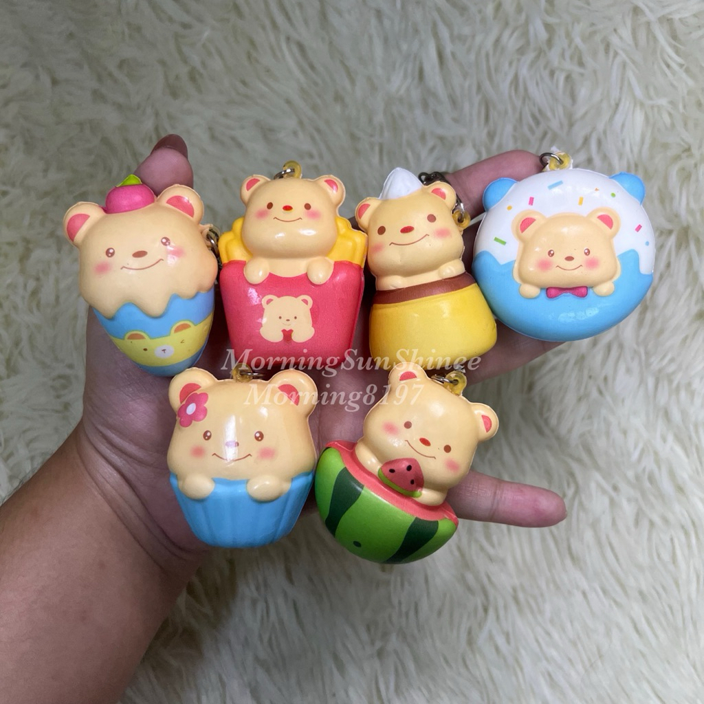 สกุชชี่มินิขนมน้องหมี🐻🍮🍪18฿