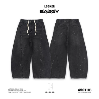 กางเกงยีนส์ขายาว LOOKER — BAGGY JEANS / (ยีนส์บอลลูน)