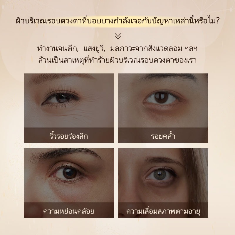 Bodana สารสกัดรังนก เซรั่มครีมบำรุงรอบดวงตาลดริ้วรอยกระชับผิวรอบตาเบาสบาย ไม่เหนียวไม่เกิดตุ่มน้ำมัน - รูปที่ 2