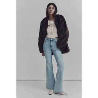 H&M(เอชแอนด์เอ็ม) กางเกงยีนส์เอวสูงทรงบาน Women Flared High …