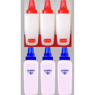 ขวดบีบคาร์เนชั่น ขวดบีบทีพอท (ชุด 3 ใบ) ขนาด 1200 ml ขวดบีบนมข้นหวาน ขวดบีบซอส ขวดบีบ มีฝา มีสเกล กว้าง 9 cm สูง 27 cm