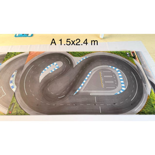 สนามรถบังคับดริฟท์ วัสดุ PVC