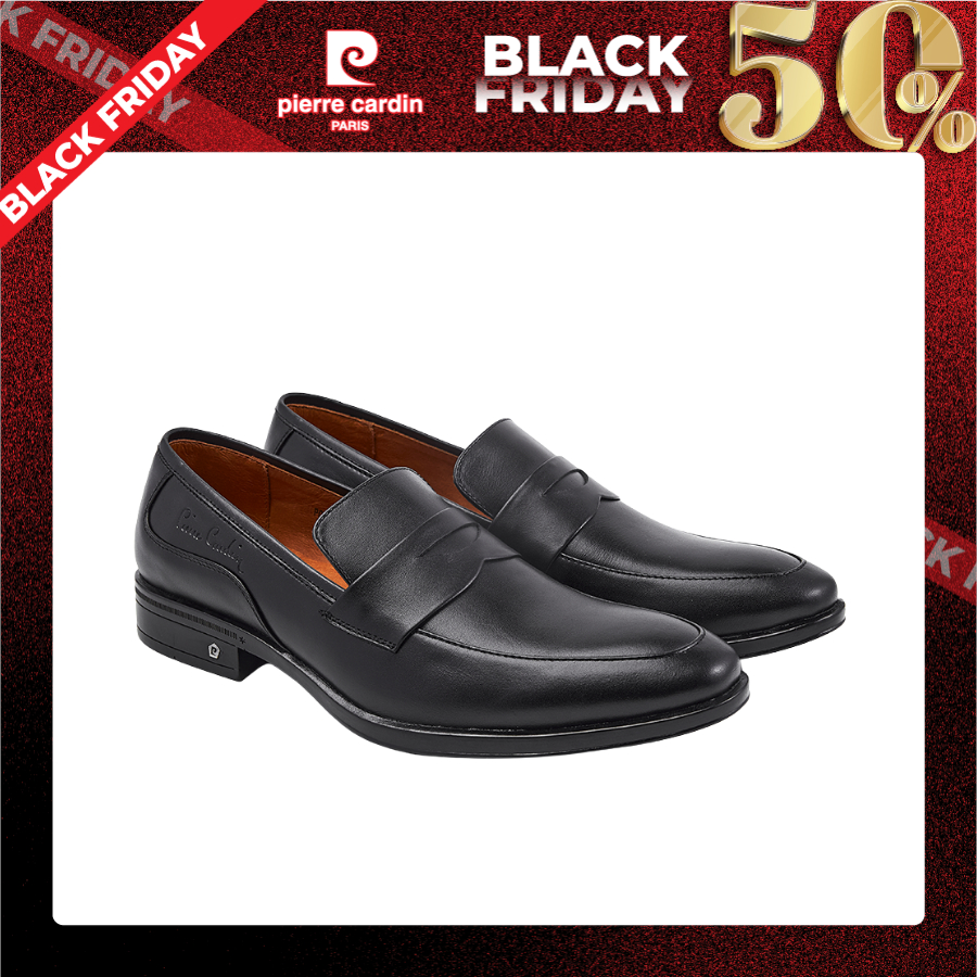 รองเท้าหนังผู้ชาย Pierre Cardin รุ่น Loafer หนังวัวแท้พรีเมียม พื้นยางกันลื่น 796