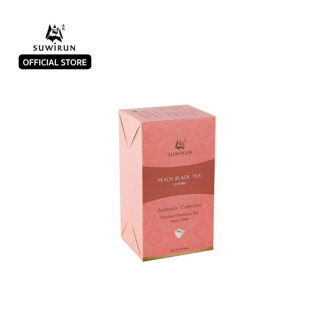 ออเธนทิค ชาเขียวฮันนี่เลม่อน ขนาด 25 ซอง - สุวิรุฬห์ ชาไทย Suwirun Tea